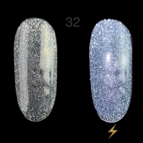 Светоотражающий гель-лак Danny №32 коллекция FLASH CRYSTAL (CRISTAL)