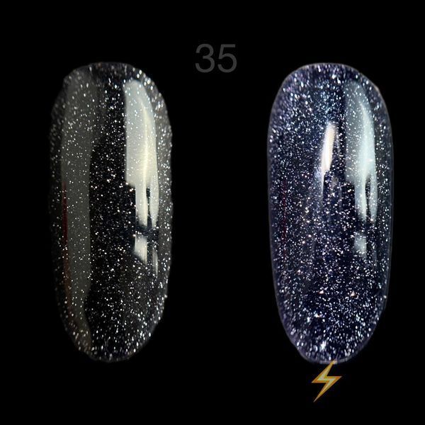 Светоотражающий гель-лак Danny №35 коллекция FLASH CRYSTAL (CRISTAL)