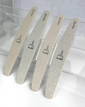 Пилка для нігтів півмісяць Danny 100/100 014983 фото