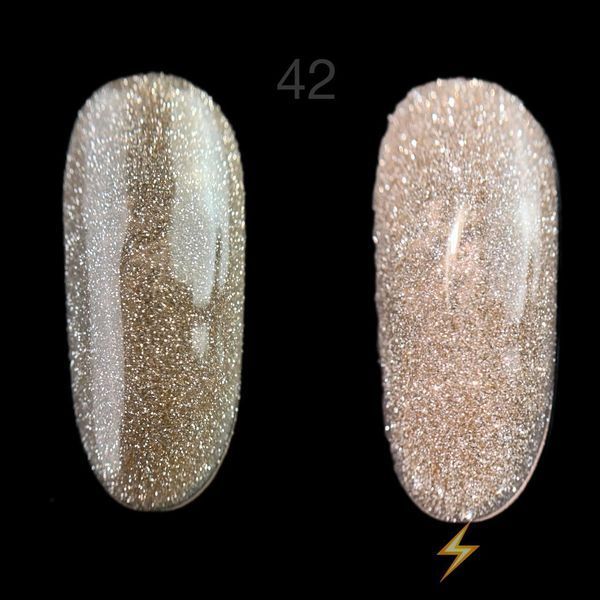 Світловідбивний гель-лак Danny №42 колекція FLASH CRYSTAL