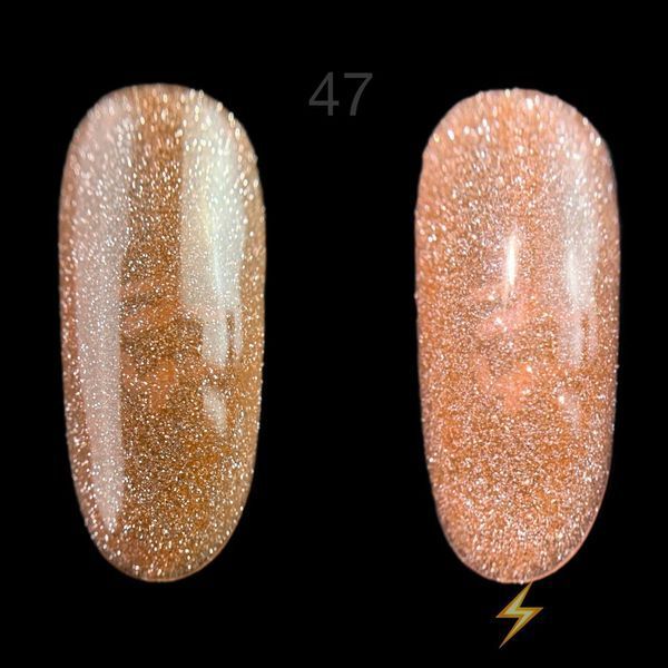 Светоотражающий гель-лак Danny №47 коллекция FLASH CRYSTAL (CRISTAL)