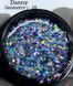 Sequins jar gel DANNY (глиттер гель) коллекция "Geometry" №01 8 ml 011078 фото 1
