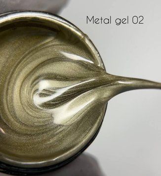 Металева фарба Danny (metal gel) №02 5 ml 010401 фото