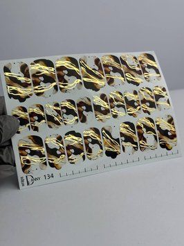 Плівка DANNY серія GOLD №134 (манікюр) 211339 фото