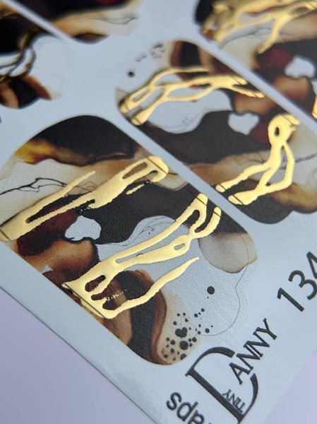 Плівка DANNY серія GOLD №134 (манікюр) 211339 фото