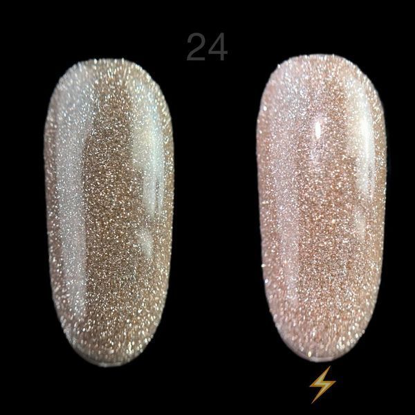 Світловідбивний гель-лак Danny №24 колекція FLASH CRYSTAL